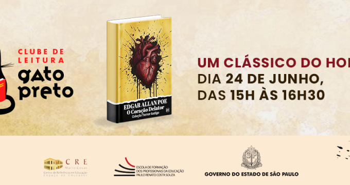 Tum-tum… Você consegue ouvir? “O Coração Delator” é o próximo clássico do Clube de Leitura Gato Preto